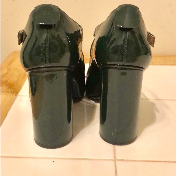 Tory Burch Green and Blue Heels - Picture 4 of 5